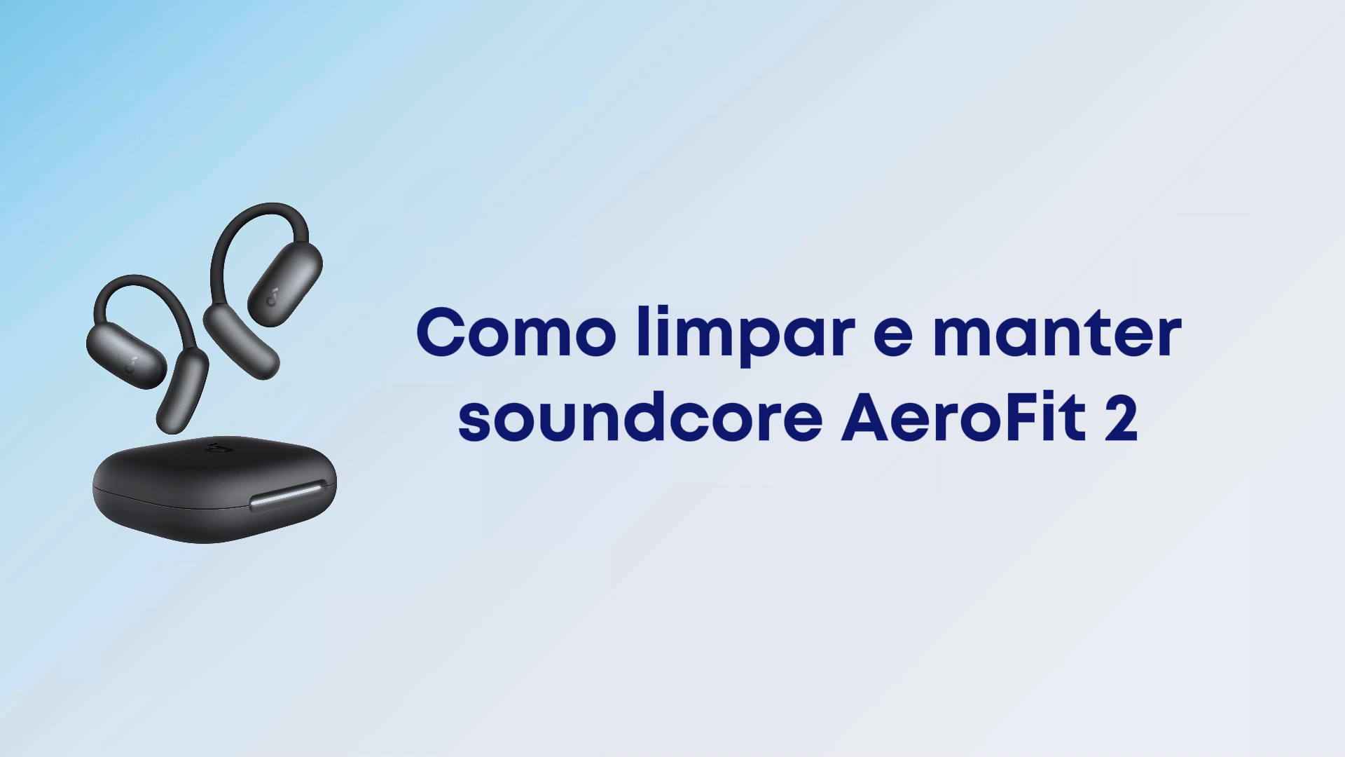 soundcore AeroFit 2 da Anker, Fone de Ouvido Bluetooth 5.4 aberto